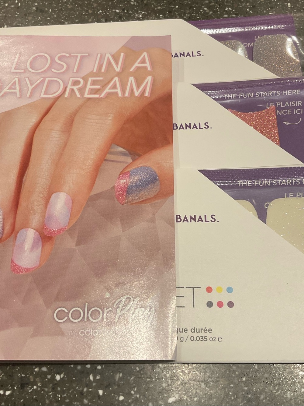 Color Street Lost in a Daydream Pink & Purple Nail Art Set